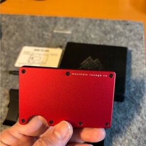 Red Slim Wallet